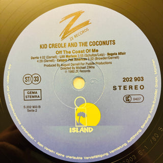 Kid Creole And The Coconuts – Off The Coast Of Me LP (NM) - schallplattenparadis
