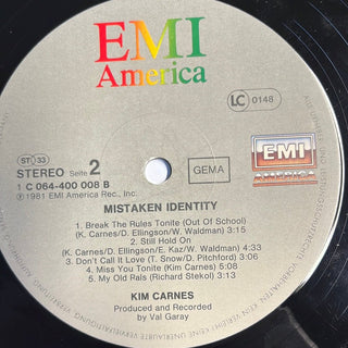 Kim Carnes ‎– Mistaken Identity LP mit OIS (VG+) - schallplattenparadis