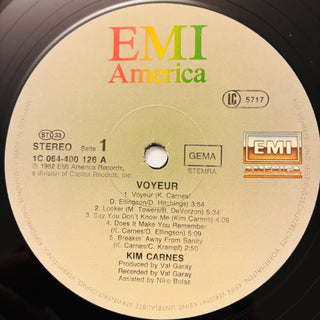 Kim Carnes ‎– Voyeur LP mit OIS (NM) - schallplattenparadis