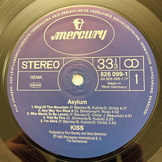 Kiss – Asylum LP (NM) - schallplattenparadis