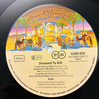 Kiss – Dressed To Kill LP (NM) - schallplattenparadis
