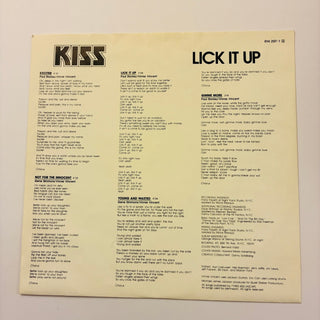 Kiss – Lick It Up LP mit OIS (NM) - schallplattenparadis