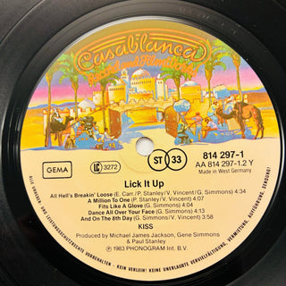 Kiss – Lick It Up LP mit OIS (NM) - schallplattenparadis
