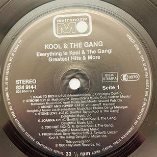 Kool & The Gang ‎– Everything Is Kool & The Gang - Greatest Hits & More LP mit OIS (NM) - schallplattenparadis