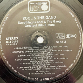 Kool & The Gang ‎– Everything Is Kool & The Gang - Greatest Hits & More LP mit OIS (NM) - schallplattenparadis