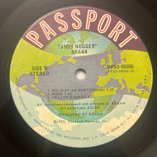 Kraan – Andy Nogger LP (NM) - schallplattenparadis