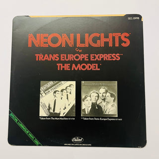 Kraftwerk ‎– Neon Lights - Leuchtend Picture Disc (VG+) - schallplattenparadis