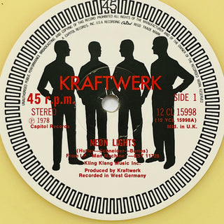 Kraftwerk ‎– Neon Lights - Leuchtend Picture Disc (VG+) - schallplattenparadis