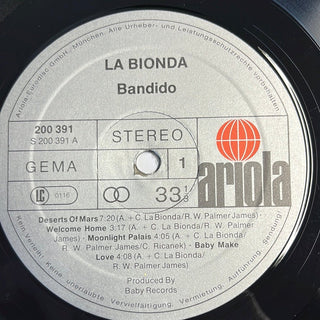 La Bionda ‎– Bandido LP (NM) - schallplattenparadis