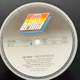 Laid Back ‎– Hole In The Sky LP (VG+) - schallplattenparadis