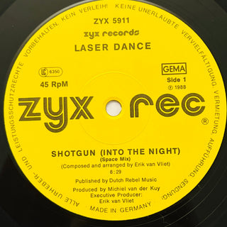 Laser Dance ‎– Shotgun (Into The Night) Maxi - Single (NM) - schallplattenparadis