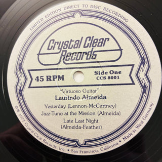 Laurindo Almeida ‎– Virtuoso Guitar LP (NM) - schallplattenparadis