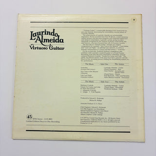 Laurindo Almeida ‎– Virtuoso Guitar LP (NM) - schallplattenparadis