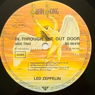 Led Zeppelin ‎– In Through The Out Door LP (VG+) - schallplattenparadis