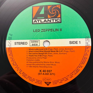 Led Zeppelin ‎– Led Zeppelin II LP (NM) - schallplattenparadis