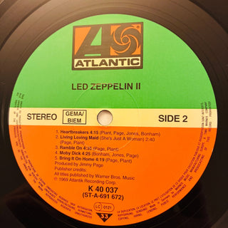 Led Zeppelin ‎– Led Zeppelin II LP (NM) - schallplattenparadis
