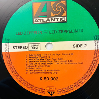 Led Zeppelin – Led Zeppelin III LP (NM) - schallplattenparadis