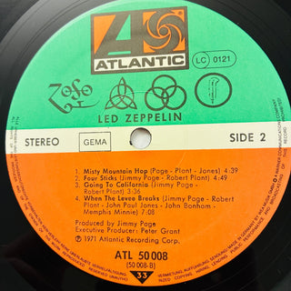 Led Zeppelin – Untitled LP mit OIS (VG+) - schallplattenparadis