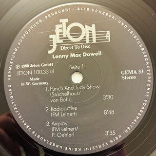 Lenny Mac Dowell ‎– Airplay LP (NM) - schallplattenparadis