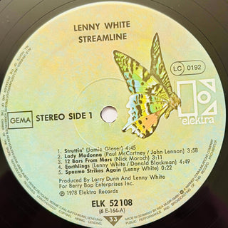 Lenny White ‎– Streamline LP mit OIS (VG+) - schallplattenparadis