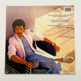 Lionel Richie ‎– Can't Slow Down LP mit OIS (VG+) - schallplattenparadis