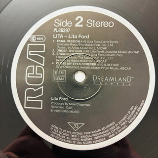Lita Ford ‎– Lita LP mit OIS (VG+) - schallplattenparadis