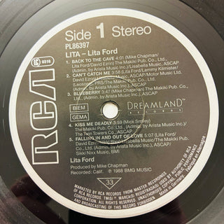 Lita Ford ‎– Lita LP mit OIS (VG+) - schallplattenparadis