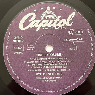 Little River Band ‎– Time Exposure LP mit OIS (VG+) - schallplattenparadis