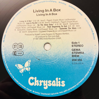 Living In A Box ‎– Living In A Box LP mit OIS (VG+) - schallplattenparadis