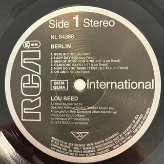 Lou Reed ‎– Berlin LP (NM) - schallplattenparadis