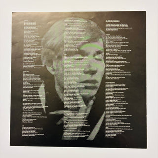 Lou Reed / John Cale – Songs For Drella LP mit Beiblatt (NM) - schallplattenparadis