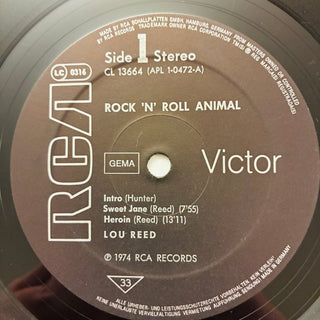 Lou Reed – Rock N Roll Animal LP (NM) - schallplattenparadis