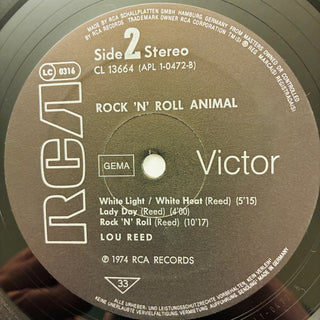 Lou Reed – Rock N Roll Animal LP (NM) - schallplattenparadis
