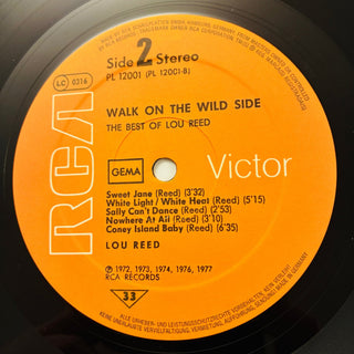 Lou Reed ‎– Walk On The Wild Side - The Best Of Lou Reed LP (VG+) - schallplattenparadis