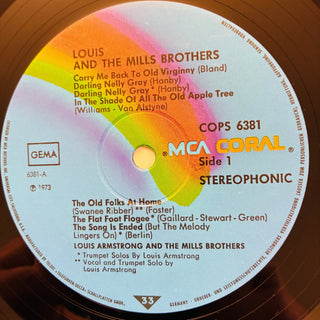Louis And The Mills Brothers – Louis And The Mills Brothers LP (NM) - schallplattenparadis