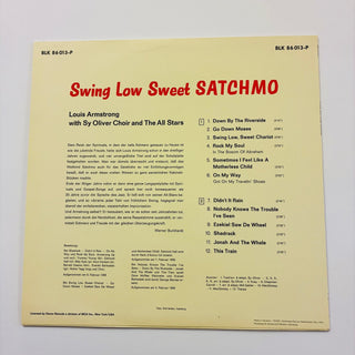 Louis Armstrong And The All Stars With The Sy Oliver Choir – Swing Low Sweet Satchmo LP (NM) - schallplattenparadis