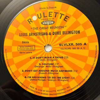 Louis Armstrong & Duke Ellington – The Great Reunion Doppel LP (NM) - schallplattenparadis