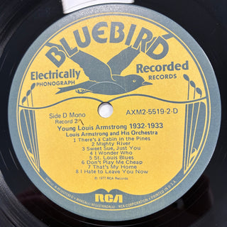 Louis Armstrong ‎– Young Louis Armstrong / 1932-1933 Doppel LP (NM) - schallplattenparadis