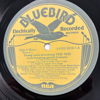 Louis Armstrong ‎– Young Louis Armstrong / 1932-1933 Doppel LP (NM) - schallplattenparadis