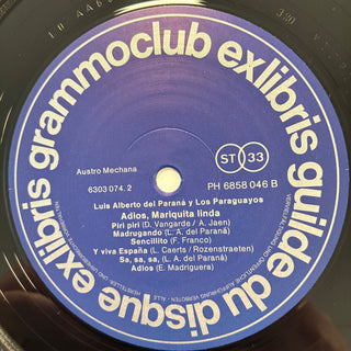 Luis Alberto Del Parana Y Los Paraguayos ‎– Adios, Mariquita Linda LP (NM) - schallplattenparadis
