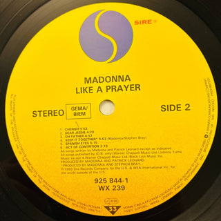 Madonna ‎– Like A Prayer LP mit OIS (NM) - schallplattenparadis
