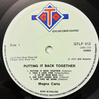 Magna Carta – Putting It Back Together LP (VG+) - schallplattenparadis