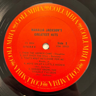 Mahalia Jackson ‎– Mahalia Jackson's Greatest Hits LP (NM) - schallplattenparadis