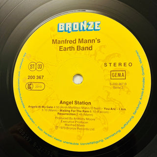 Manfred Mann's Earth Band ‎– Angel Station LP (NM) - schallplattenparadis