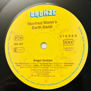 Manfred Mann's Earth Band ‎– Angel Station LP (NM) - schallplattenparadis