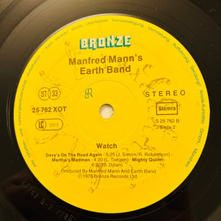 Manfred Mann's Earth Band – Watch LP (NM) - schallplattenparadis