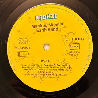 Manfred Mann's Earth Band – Watch LP (NM) - schallplattenparadis