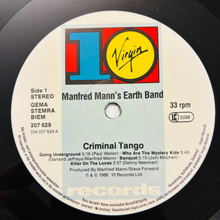 Manfred Mann's Earth Band With Chris Thompson – Criminal Tango LP mit OIS (VG+) - schallplattenparadis
