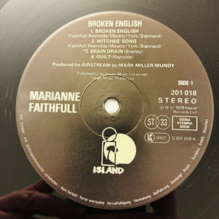 Marianne Faithfull ‎– Broken English LP (NM) - schallplattenparadis