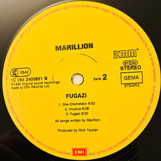 Marillion ‎– Fugazi LP (VG+) - schallplattenparadis